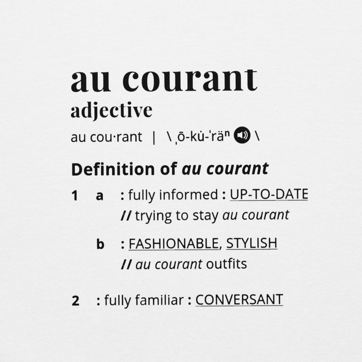Au Courant Logo Hoodie White image 2