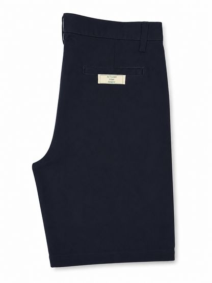 Slim-Fit Chino Shorts — Navy