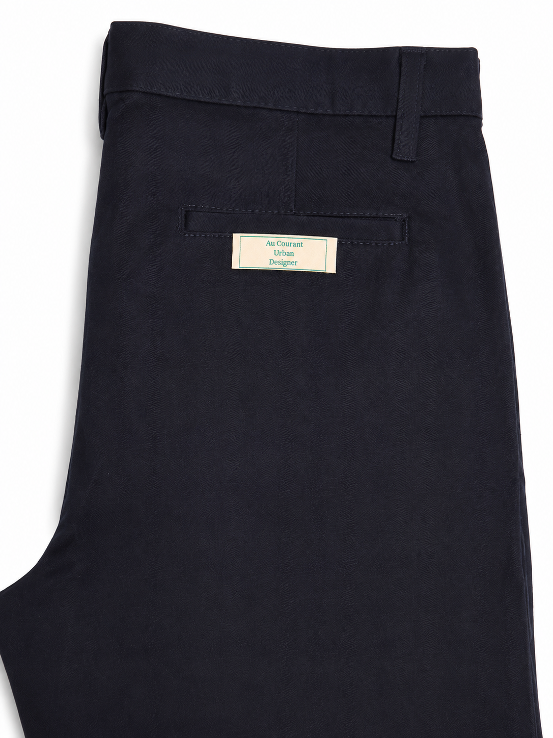 Slim-Fit Chino Shorts — Navy