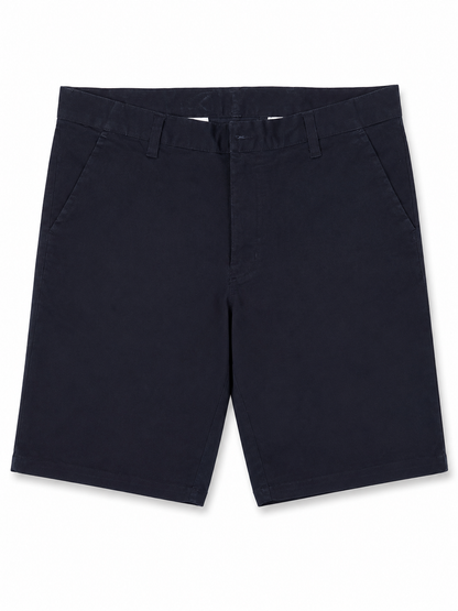 Slim-Fit Chino Shorts — Navy