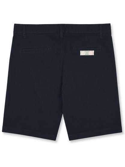 Slim-Fit Chino Shorts — Navy