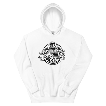 Au Courant Logo Hoodie White  image 0